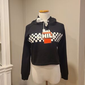 SNOOPY 'Chill' Cropped Hoodie Women/Teens- Size M
